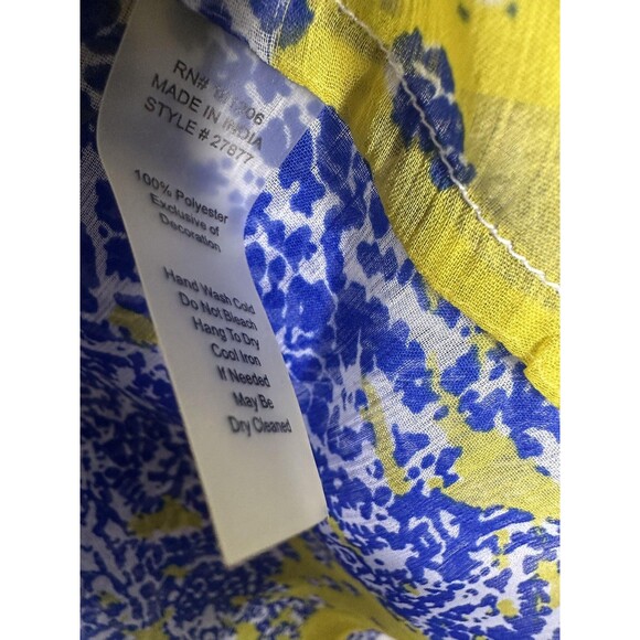 Soft Surroundings Blouse Womens Large Boho Beaded Sheer Top Embellished Tunic - Picture 5 of 7